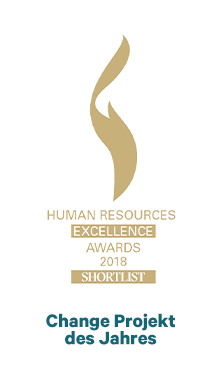 HR Excellence Awards Changemanagement des Jahres 2018