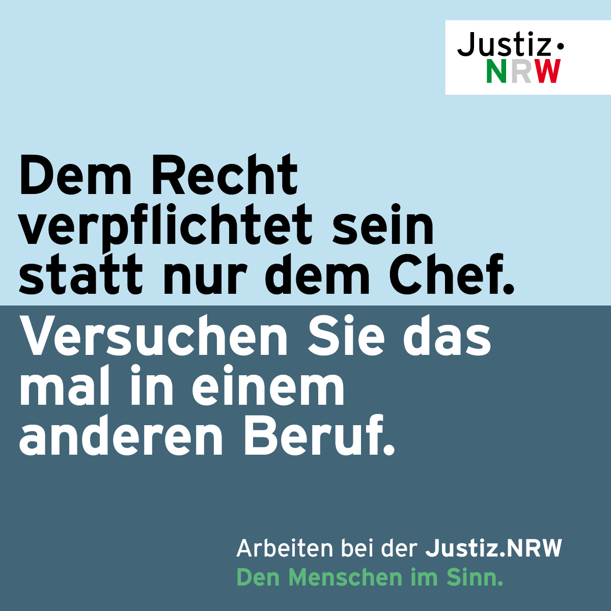 Justiz NRW | Nachwuchsgewinnung